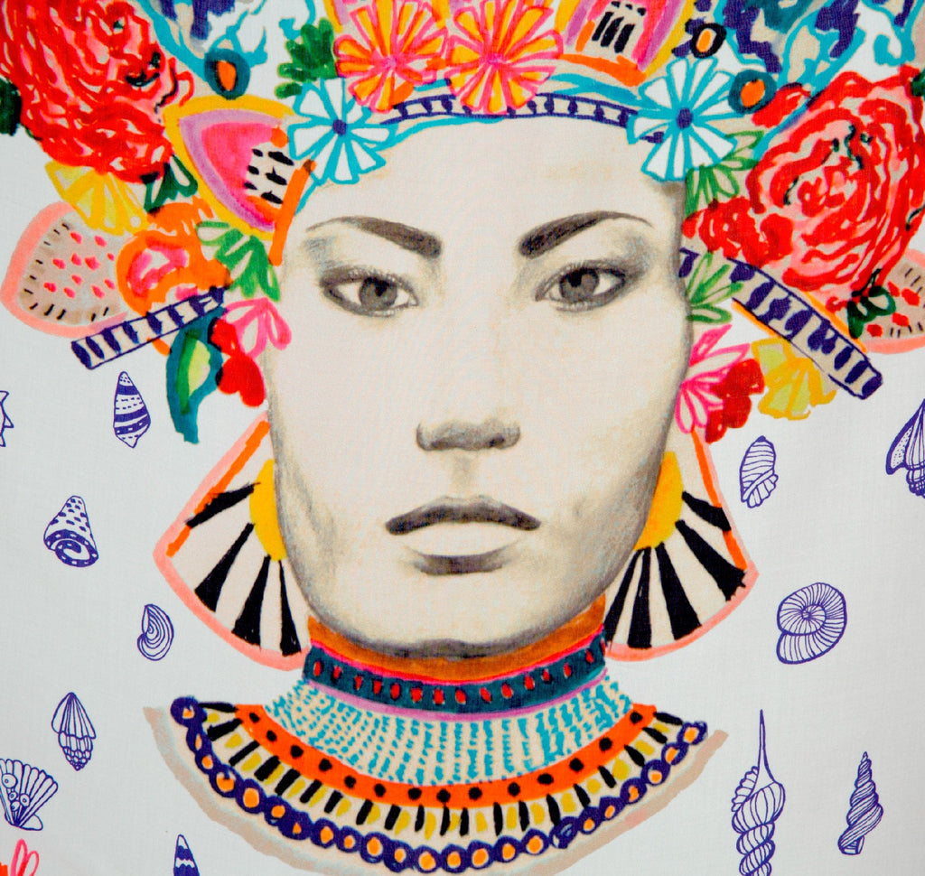 Sarongs with faces