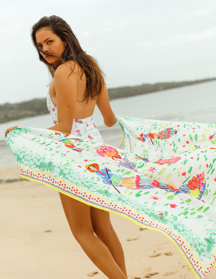 fab CF sealace sarong/潮織のパレオ EN】〈CF〉Sealace Sarong/潮織のパレオ[Extended Art] [SEA095]