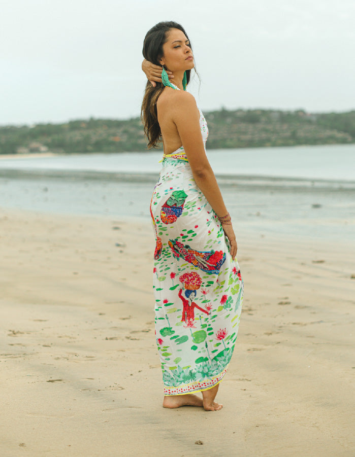 KOJI SARONG WHITE – Brescia Bercane